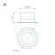 Светильник MS-BREEZE-BUILT-R104-12W Warm2700 (WH, 90 deg, 230V) (ARL, IP20 Металл, 5 лет)