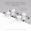 Светильник встраиваемый IP20 10 Вт GU5.3 LED бел./бел. пластик DENKIRS DK3072-WH