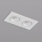 Светильник встраиваемый IP20 10 Вт GU5.3 LED бел./бел. пластик DENKIRS DK3072-WH