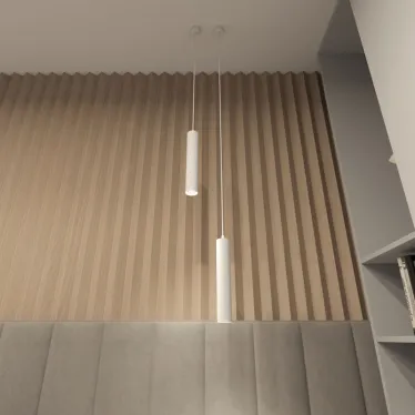 Светильник подвесной IP20 15 Вт GU10 бел. алюм. DENKIRS DK4050-WH