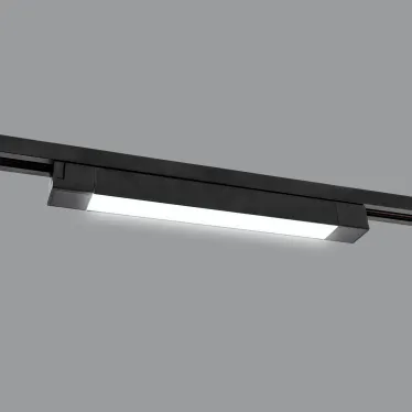 Светильник-прожектор ULB-Q281 20W/4000K BLACK светодиодный трековый Линейный 1600 Лм Белый свет (4000К) Корпус черный ТМ Volpe