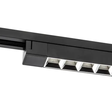 Светильник-прожектор ULB-Q282 20W/4000K BLACK светодиодный трековый Линейный 1600 Лм Белый свет (4000К) Корпус черный ТМ Volpe