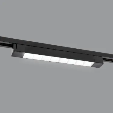 Светильник-прожектор ULB-Q282 20W/4000K BLACK светодиодный трековый Линейный 1600 Лм Белый свет (4000К) Корпус черный ТМ Volpe
