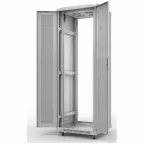 Шкаф напольный 19 Standart 42U 0.8х0.8м распашн перф. двери RAL7035 из 2частей,