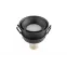 Светильник встраиваемый влагозащ. IP44 10 Вт GU10 черн. алюм. DENKIRS DK2403-BK