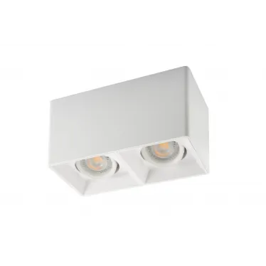 Светильник накладной IP20 10 Вт GU5.3 LED бел. пластик DENKIRS DK3035-WH