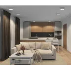 Светильник накладной IP20 10 Вт GU5.3 LED бел. пластик DENKIRS DK3035-WH