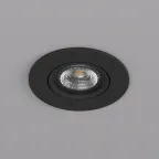 Светильник встраиваемый IP20 10 Вт GU5.3 LED черн. пластик DENKIRS DK3020-BK