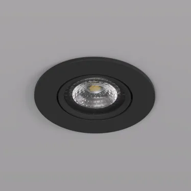 Светильник встраиваемый IP20 10 Вт GU5.3 LED черн. пластик DENKIRS DK3020-BK