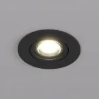 Светильник встраиваемый IP20 10 Вт GU5.3 LED черн. пластик DENKIRS DK3020-BK
