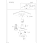 Светильник встраиваемый IP20 50 Вт GU10 бел. алюм. DENKIRS DK2030-WH