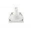 Светильник встраиваемый влагозащ. IP44 50 Вт GU10 бел. алюм. DENKIRS DK3014-WH
