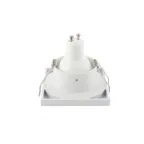 Светильник встраиваемый влагозащ. IP44 50 Вт GU10 бел. алюм. DENKIRS DK3014-WH