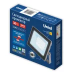 Прожектор светодиодный 30 Вт Дневной свет 6500K Корпус серый TM Uniel ULF-F23-30W/6500K IP65 160-240V GREY