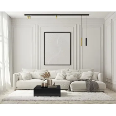 Светильник акцентный SMART SPOT DOUBLE 2х9 Вт DIM 3000 К-6000 К матов. зол. с черн. DENKIRS DK8012-BG