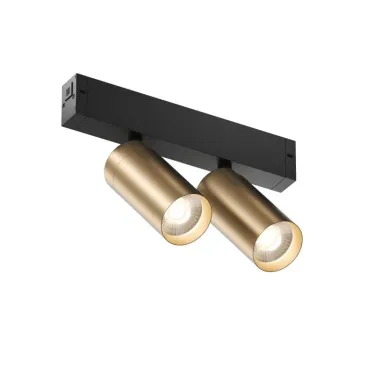 Светильник акцентный SMART SPOT DOUBLE 2х9 Вт DIM 3000 К-6000 К матов. зол. с черн. DENKIRS DK8012-BG