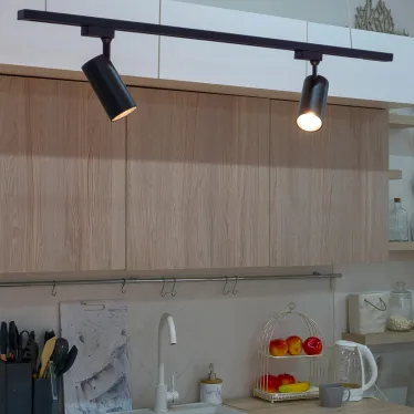 Светильник-прожектор ULB-Q276 25W/3000К BLACK светодиодный трековый 2200 Лм Теплый белый свет (3000К) Корпус черный ТМ Volpe