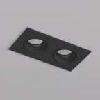 Светильник встраиваемый IP20 10 Вт GU5.3 LED черн./черн. пластик DENKIRS DK3072-BK