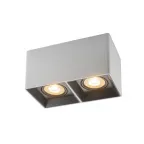Светильник накладной IP20 10 Вт GU5.3 LED бел./черн. пластик DENKIRS DK3035-WB