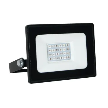 Прожектор светодиодный 20 Вт Синий свет Корпус черный TM Volpe ULF-Q517 20W/BLUE IP65 220-240V BLACK