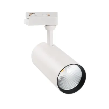 Светильник-прожектор ULB-Q276 25W/3000К WHITEсветодиодный трековый 2200 Лм Теплый белый свет (3000К) Корпус белый ТМ Volpe