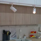 Светильник-прожектор ULB-Q276 25W/3000К WHITEсветодиодный трековый 2200 Лм Теплый белый свет (3000К) Корпус белый ТМ Volpe