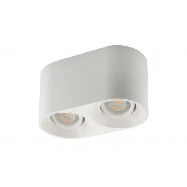 Светильник накладной IP20 10 Вт GU5.3 LED бел. пластик DENKIRS DK3036-WH