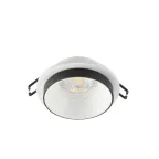 Светильник встраиваемый IP20 50 Вт GU10 черн. алюм. DENKIRS DK2401-BK