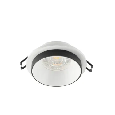 Светильник встраиваемый IP20 50 Вт GU10 черн. алюм. DENKIRS DK2401-BK