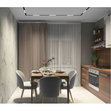 Светильник линейный SMART LINEAR 9 Вт DIM 3000 К-6000 К черн. DENKIRS DK8003-BK
