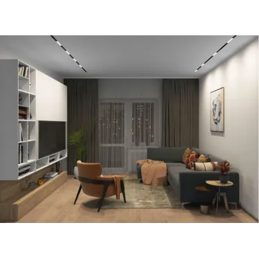 Светильник линейный SMART LINEAR 9 Вт DIM 3000 К-6000 К черн. DENKIRS DK8003-BK