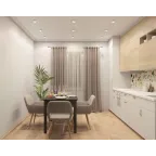 Светильник встраиваемый влагозащ. IP44 15 Вт GU10 бел. алюм. DENKIRS DK2403-WH