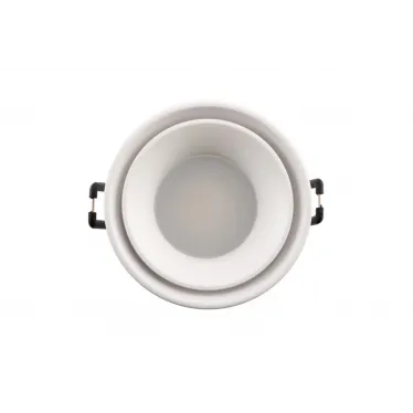 Светильник встраиваемый влагозащ. IP44 15 Вт GU10 бел. алюм. DENKIRS DK2403-WH