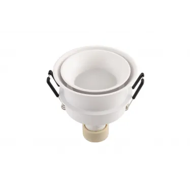 Светильник встраиваемый влагозащ. IP44 15 Вт GU10 бел. алюм. DENKIRS DK2403-WH
