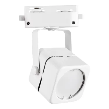 Светильник-прожектор UBL-Q320 GU10 WHITE трековый. Под лампу GU10. Корпус белый. ТМ Volpe