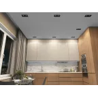 Светильник встраиваемый IP20 50 Вт GU10 черн. алюм. DENKIRS DK2122-BK