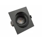 Светильник встраиваемый IP20 50 Вт GU10 черн. алюм. DENKIRS DK2121-BK