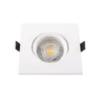 Светильник встраиваемый IP20 10 Вт GU5.3 LED бел. пластик DENKIRS DK3021-WH