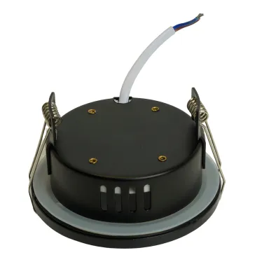 Светильник ДВО-15w GX53 без лампы черный IP44