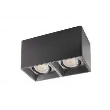 Светильник накладной IP20 10 Вт GU5.3 LED черн. пластик DENKIRS DK3035-BK