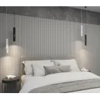 Светильник подвесной с декоративным вырезом IP20 до 15 Вт LED GU10 бел. алюм. DENKIRS DK4045-WH