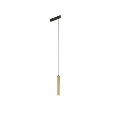 Светильник подвесной SMART HANG 9 Вт DIM 2700 К-6000 К матов. зол. с черн. DENKIRS DK8008-BG