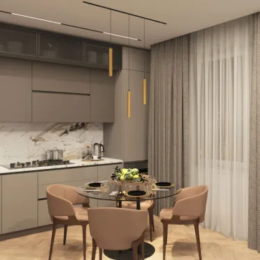 Светильник подвесной SMART HANG 9 Вт DIM 2700 К-6000 К матов. зол. с черн. DENKIRS DK8008-BG