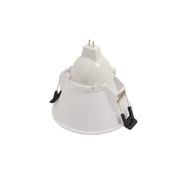 Светильник встраиваемый IP20 10 Вт GU5.3 LED бел. пластик DENKIRS DK3026-WH