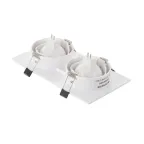 Светильник встраиваемый IP20 10 Вт GU5.3 LED бел. пластик DENKIRS DK3022-WH