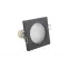 Светильник встраиваемый влагозащ. IP44 50 Вт GU10 черн. алюм. DENKIRS DK3015-BK