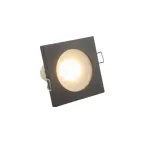 Светильник встраиваемый влагозащ. IP44 50 Вт GU10 черн. алюм. DENKIRS DK3015-BK