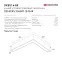 Светильник угловой SMART LINEAR ANGLE 18 Вт DIM 3000 К-6000 К черн. DENKIRS DK8014-BK