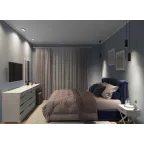 Светильник встраиваемый IP20 50 Вт GU10 черн. алюм. DENKIRS DK2422-BK