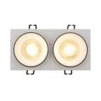 Светильник встраиваемый IP20 50 Вт GU10 черн. алюм. DENKIRS DK2422-BK